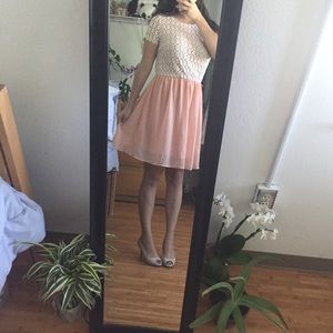 lace detailed dress XXI